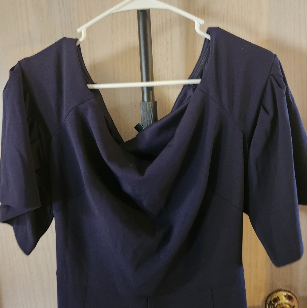 Lauren Ralph Lauren Navy Jumpsuit - Picture 2 of 8